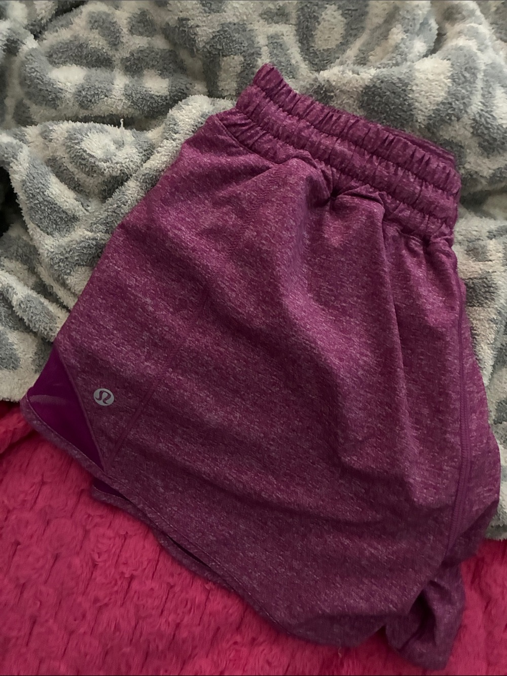 lululemon athletica Plum Heather Athletic Shorts